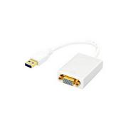 Huby USB - Techly Adapter Techly USB3-SVGA USB 3.0 na VGA 1080p biały 0,2m IDATA 306950 - miniaturka - grafika 1
