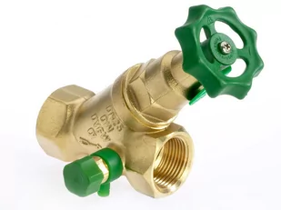 Zawór skośny DN20, typ 1603, GW 3/4" z niewznoszącym trzpieniem, odcinający, antyskażeniowy z możliwością nadzoru i odwodnieniem - Zawory i kraniki - miniaturka - grafika 1