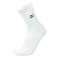 Skarpetki damskie - Mizuno, Skarpety siatkarskie, Volley Socks Medium 67XUU715 71, biały, rozmiar 38/40 - miniaturka - grafika 1
