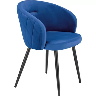 Krzesło Granatowe Madeleine w Stylu K-430 i-meble.eu - Krzesła - miniaturka - grafika 1