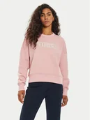 Bluzy damskie - Guess Bluza V4BQ03 KCHX0 Różowy Regular Fit - miniaturka - grafika 1