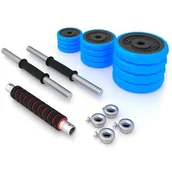 Hantle i ciężarki - Hms Zestaw Hantli Regulowanych Sztanga 2x15 kg - miniaturka - grafika 1