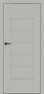 Drzwi wewnętrzne - Dre Drzwi Wewnętrzne Pełne Reva 6 Okleina Jasna Szara Mat - miniaturka - grafika 1