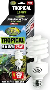Aqua Nova AQUA NOVA ŻARÓWKA UVB 5.0 25W TROPICAL - Oświetlenie akwarium - miniaturka - grafika 1