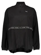 Kurtki i kamizelki sportowe damskie - Puma Kurtka funkcyjna "Woven" w kolorze czarnym - miniaturka - grafika 1