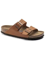 Klapki i japonki męskie - Birkenstock Klapki "Arizona" w kolorze jasnobrązowym - miniaturka - grafika 1