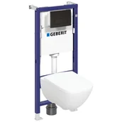 Stelaże i zestawy podtynkowe do WC - Zestaw podtynkowy WC Square Delta Geberit 4064746006364 - miniaturka - grafika 1