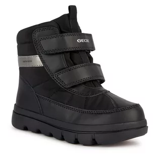 Buty dla chłopców - Śniegowce Geox J Willaboom Boy B Ab J36LFB 0FU54 C9999 D Black - grafika 1