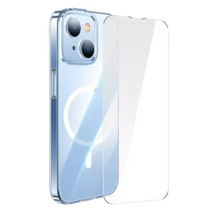 Zestaw ochronny Baseus Crystal przeźroczyste etui magnetyczne i szkło hartowane do iPhone 14 - Etui i futerały do telefonów - miniaturka - grafika 5