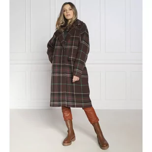 Tommy Hilfiger Płaszcz | z dodatkiem wełny - Płaszcze damskie - miniaturka - grafika 1