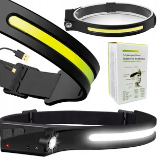 Latarka Opaska Czołówka Akumulator Led Usb 40 Led - Latarki - miniaturka - grafika 1
