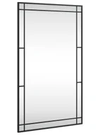 Lustra - Prostokątne Lustro W Stylu Loft Z Czarną Ramą B3-R32 - miniaturka - grafika 1