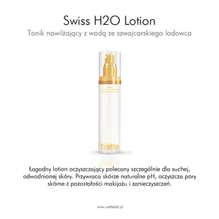 Tonik nawilżający - Yvette Swiss H2O Lotion - 100 ml - Toniki i hydrolaty do twarzy - miniaturka - grafika 2