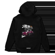 Odzież do sportów motorowych - Czarna bluza z kapturem Porsche 930-XL - miniaturka - grafika 1