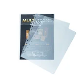 Folie do laminatora - B2B Partner Laminowana folia z euro dziurowaniem, A4, 100 mikronów, 100 sztuk 223115 - miniaturka - grafika 1