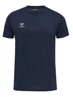 Koszulki męskie - Hummel T-shirt w kolorze granatowym - grafika 1