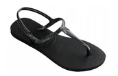 Buty dla dziewczynek - Havaianas Sandały Dziecięce Czarne 29-30 Żup - miniaturka - grafika 1
