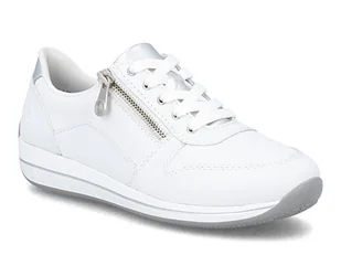 Półbuty damskie białe Rieker N1100-81 sneakersy skórzane lekkie wiosenne-36 - Półbuty damskie Półbuty damskie białe Rieker N1100-81 sneakersy skórzane lekkie wiosenne-36 - Półbuty damskie - miniaturka - grafika 1