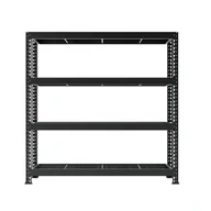 Półki do salonu - Regał metalowy Mega 500 kg z kratą 180x200x60 cm 4 półki Metalkas - miniaturka - grafika 1