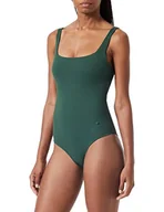 Stroje kąpielowe - women'secret Damski strój kąpielowy letni bikini, ciemnozielony, M - miniaturka - grafika 1