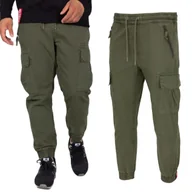 Odzież taktyczna i umundurowanie - Spodnie Alpha Industries Ripstop Jogger 116201 142 - Oliwkowe - miniaturka - grafika 1