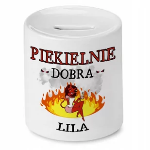 Skarbonka Dla Lilii Idealny Imieniny Prezent z Nadrukiem ze Zdjęciem - Skarbonki - miniaturka - grafika 1