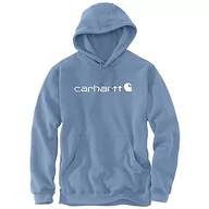 Bluzy męskie - Carhartt Męska bluza z logo Loose Fit Midweight Graphic, skystone, L - miniaturka - grafika 1