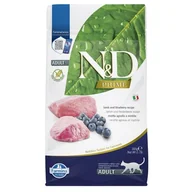 Sucha karma dla kotów - Farmina N&D LAMB&BLUEBERRY ADULT CAT 0,3 kg - miniaturka - grafika 1