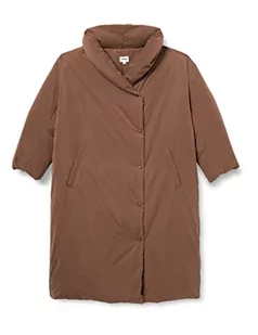 Wrangler Damska kurtka puchowa z długim rękawem, brązowy (Carafe Brown), M - Kurtki damskie - miniaturka - grafika 1
