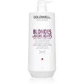 Odżywki do włosów - Goldwell Dualsenses Blondes & Highlights Anti-Yellow Conditioner odżywka do włosów blond 1000ml - miniaturka - grafika 1