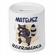 Skarbonki - Skarbonka 330 ml Dla Mateusza Syna Dziecka Prezent z Nadrukiem ze Zdjęciem + Opakowanie na prezent (wzór 04) - miniaturka - grafika 1