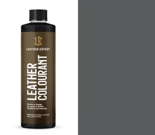 Farba do skóry naturalnej i ekoskóry 250 ml leather expert 402 metal grey - Środki do obuwia i ubrań - miniaturka - grafika 1