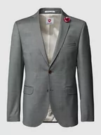 Marynarki męskie - Marynarka na 2 guziki o kroju slim fit z ozdobnym detalem - miniaturka - grafika 1