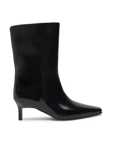 Calvin Klein Botki HW0HW02151 Czarny - Botki damskie - miniaturka - grafika 1