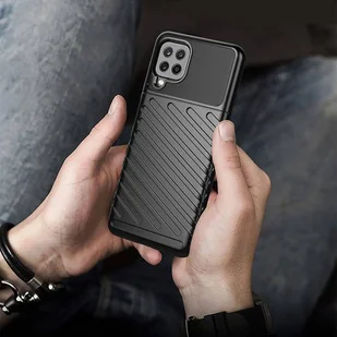 Thunder Case elastyczne pancerne etui pokrowiec Samsung Galaxy A22 4G niebieski - Etui i futerały do telefonów - miniaturka - grafika 7