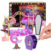 MONSTER HIGH CREEPOVER PARTY SYPIALNIA CLAWDEEN WOLF ZESTAW PIŻAMA PARTY