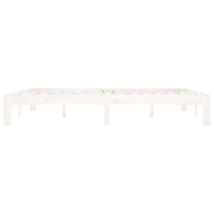 Lumarko Rama łóżka, biała, lite drewno sosnowe, 160 x 200 cm - Łóżka Lumarko Rama łóżka, biała, lite drewno sosnowe, 160 x 200 cm - Łóżka - miniaturka - grafika 7