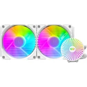 Tuning komputera - akcesoria - Chłodzenie wodne komputera DC240 ARGB 2x 120x120 (bialy) - miniaturka - grafika 1