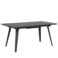 Stoły - c Stół Do Jadalni Rozkładany160/200 X 90 Cm Czarny Irvington - miniaturka - grafika 1