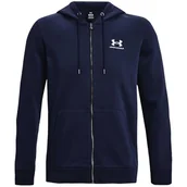 Koszulki i topy damskie - Under Armour Mens Fleece Tops Men's Ua Essential Fleece Fleece Full-Zip Hoodie, MDN, 1373881-410, MD - miniaturka - grafika 1