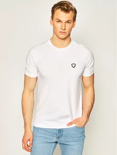 Koszulki męskie - Emporio Armani EA7 T-Shirt 8NPTL7 PJ03Z 1100 Biały Regular Fit - grafika 1