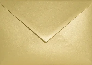 Koperty ozdobne perłowe C6 NK złote Sirio Pearl Aurum 110g 25 szt. - na zaproszenia ślubne złote gody kartki świąteczne - Kartki okolicznościowe i zaproszenia - miniaturka - grafika 1