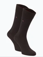 Skarpetki męskie - Tommy Hilfiger Skarpety pakowane po 2 szt. Mężczyźni Bawełna brązowy jednolity, 39-42 - miniaturka - grafika 1