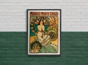Plakaty - Plakat Vintage Monaco Monte Carlo - miniaturka - grafika 1