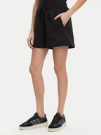 Spodenki damskie - adidas Szorty sportowe ALL SZN Fleece JI6529 Czarny Loose Fit - miniaturka - grafika 1