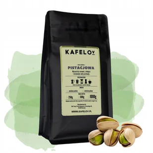 Kawa smakowa Pistacjowa ziarnista 1 kg arabika świeżo palona - Cappuccino i kawy smakowe - miniaturka - grafika 1