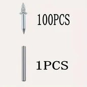 Inne - 100szt. Ocynkowane Gwoździe do Listew Przypodłogowych z Podwójną Głowicą - Bezszwowe, Bezśladowe i Niewidoczne Kotwy Ścienne do Mebli Drewnianych i - miniaturka - grafika 1