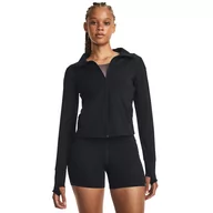Kurtki damskie - Damska kurtka treningowa Under Armour Meridian Jacket - czarna - UNDER ARMOUR - miniaturka - grafika 1
