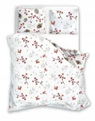 Pościel dla dzieci - POŚCIEL bawełniana ŚWIĄTECZNA 140x200 + 70x90 głóg szyszki - miniaturka - grafika 1