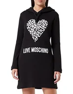 Sukienki - Love Moschino Sukienka damska, czarny, 40 - miniaturka - grafika 1